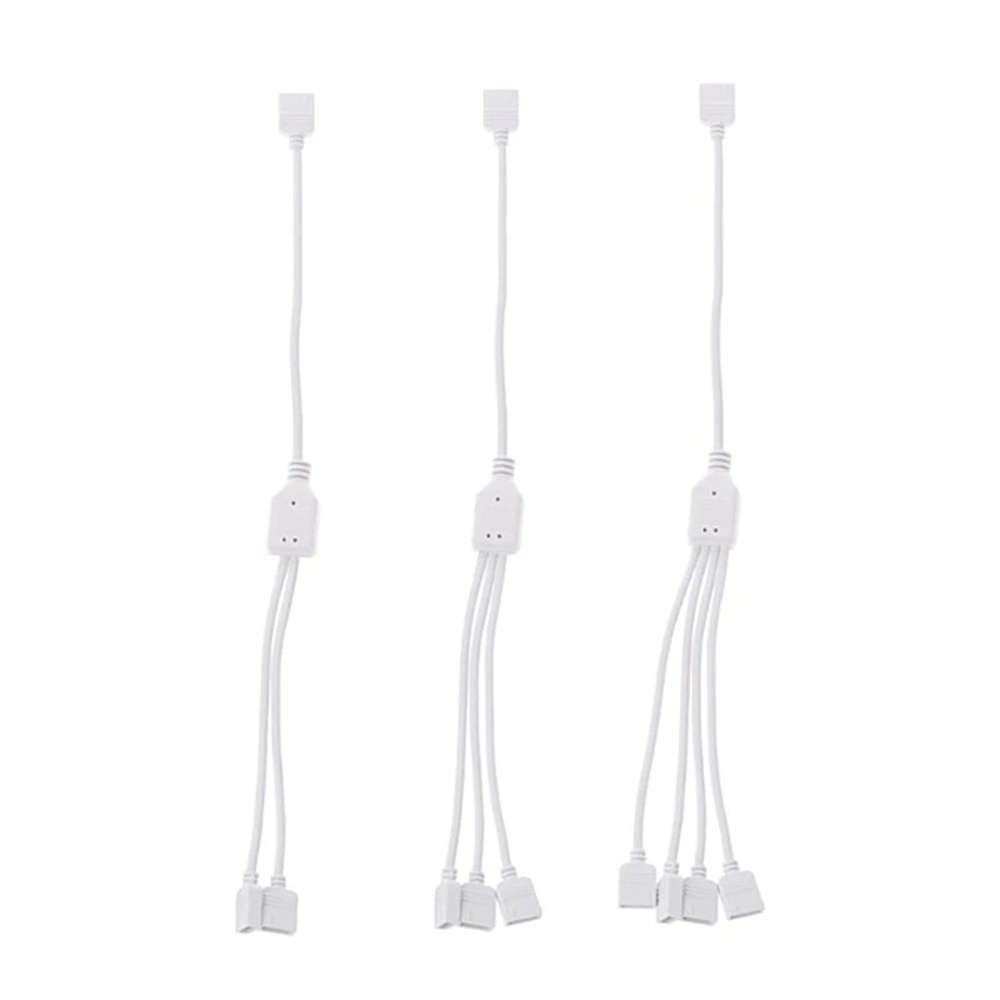 Dây cáp chia 4 chân 2/3/4 đầu RGB nối dài đèn LED 5050 3528
