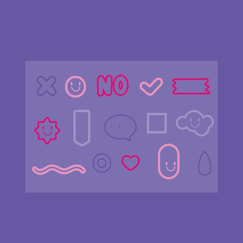 Bộ 45 Miếng Dán Hình Động Vật Hoạt Hình Đáng Yêu Trang Trí Nhà Cửa