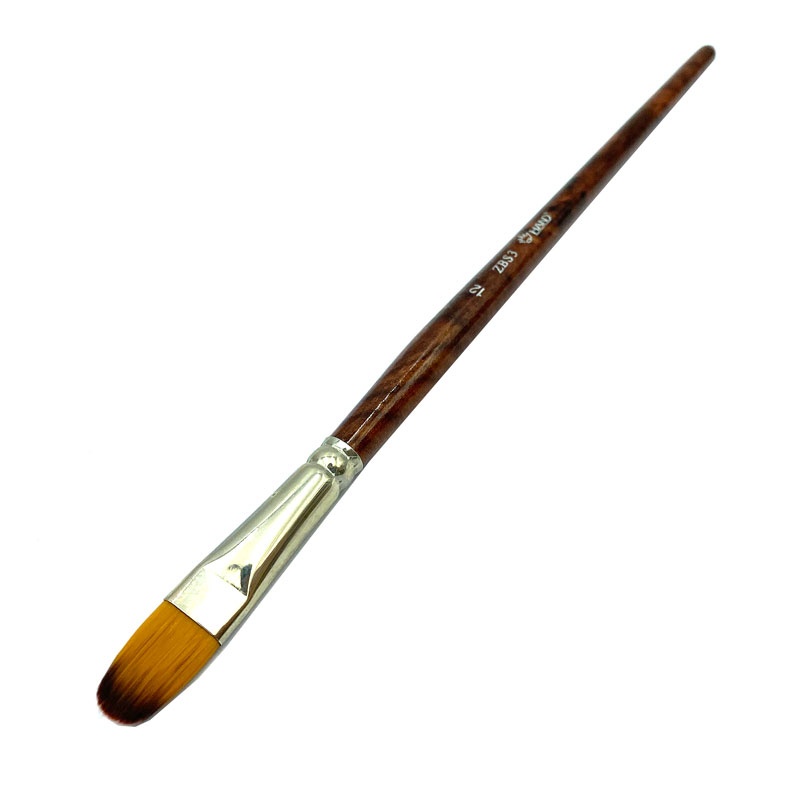 Cọ Vẽ Đầu Dẹp Oval Hand ZBS3 Vẽ màu nước, Acrylic