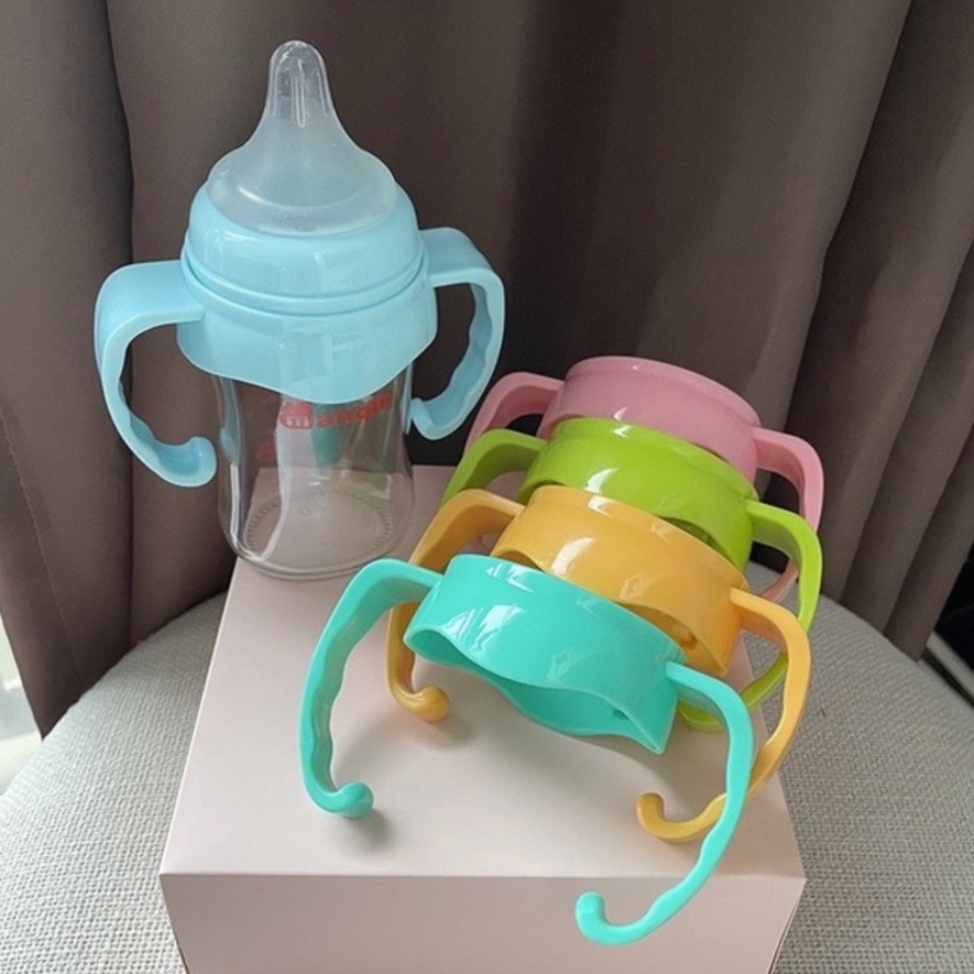 Tay cầm bình sữa Pigeon cổ rộng, Lansinoh, Toom cổ rộng cho bé tự cầm