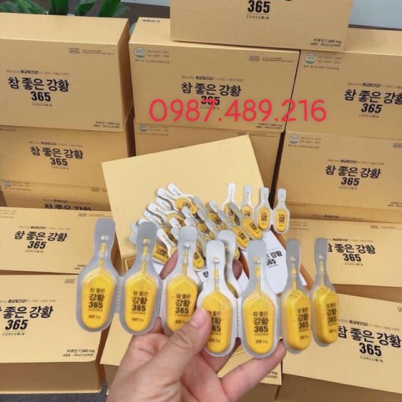 Nghệ NaNo Curcumin 365 Hàn Quốc mẫu mới