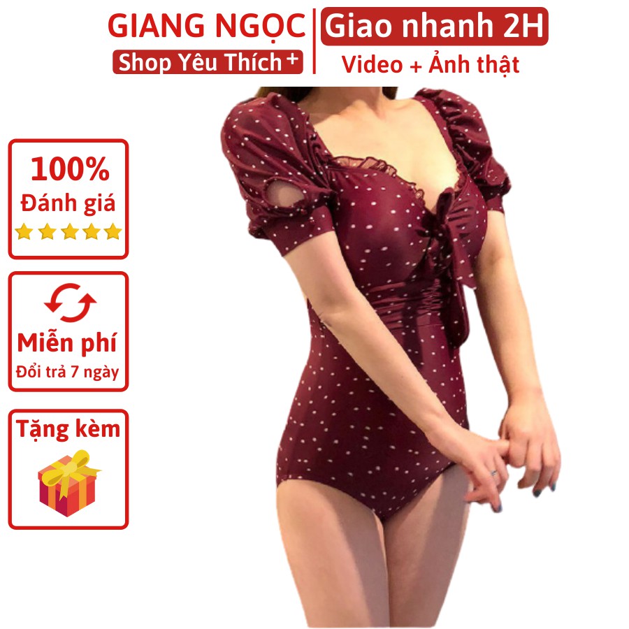 Bikini đi biển liền thân big size cao cấp che bụng đủ size hottrend hè 2020 | BigBuy360 - bigbuy360.vn