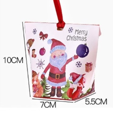 HỘP ĐỰNG QUÀ, HỘP KẸO MINI HÌNH ÔNG GIÀ NOEL CHỦ ĐỀ GIÁNG SINH, NOEL CUTE DỄ THƯƠNG