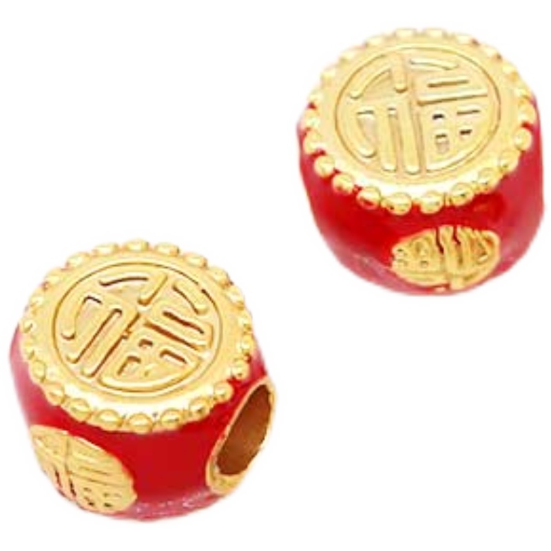 Hạt Cườm Mạ Vàng Đồng diy Nhiều Màu Sắc Dùng Để Phục Vụ Đồ Thủ Công