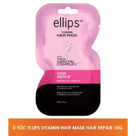 Ủ Tóc Ellips Vitamin Hair Mask Hair Repair 18g