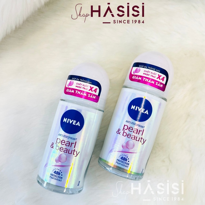 Lăn Khử Mùi Ngọc Trai NIVEA - Pearl &amp; Beauty Anti-Perspirant 50ml