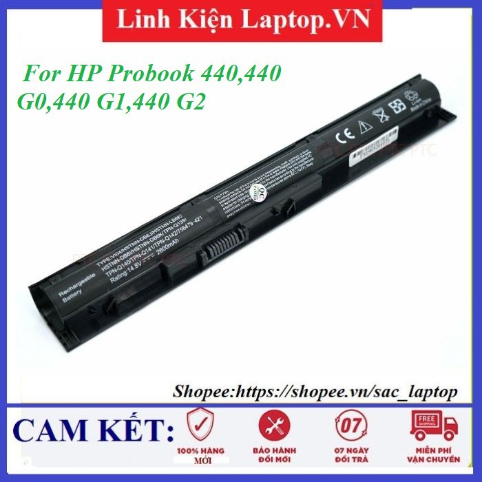 ⚡Pin laptop HP Probook 440 G2 VI04 VI04XL