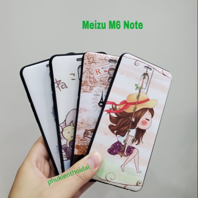 Ốp lưng Meizu M6 Note  💝FREESHIP Từ 50k💝 dẻo TPU in 3D cao cấp