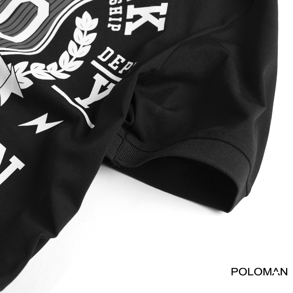 Áo thun Polo nam cổ bẻ NEMO in họa tiết chất vải Cá Sấu Cotton xuất xịn,chuẩn form Đen P41-POLOMAN | BigBuy360 - bigbuy360.vn