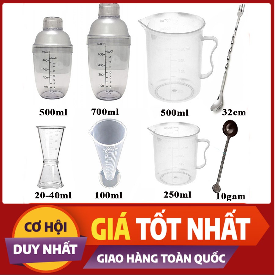 Combo 8 Dụng Cụ Pha Chế Quầy Bar