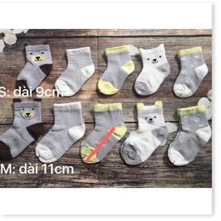 [ Xả kho - Freeship] Set 5 đôi tất lưới cổ cao cho bé