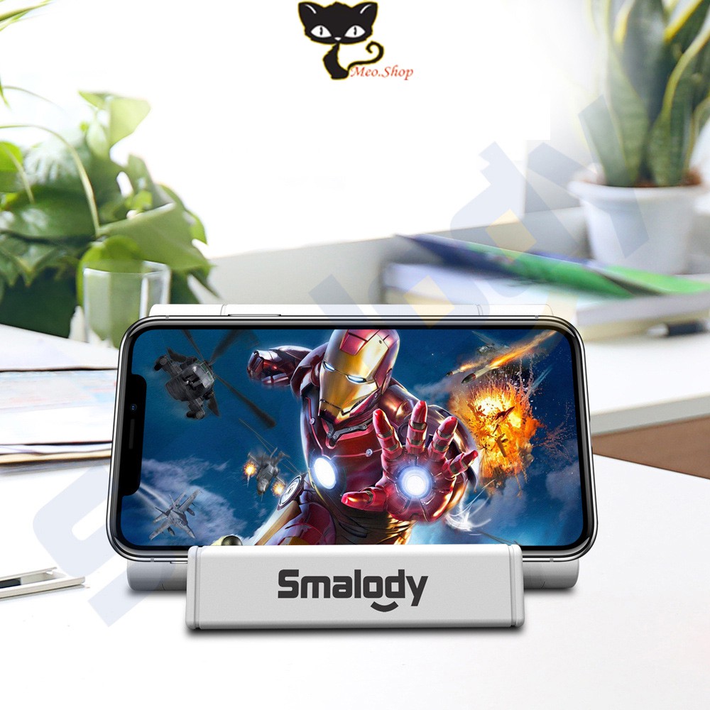 Loa cảm ứng nhãn hiệu Smalody best core cảm ứng di động không dây, Hộp âm thanh không dây kiêm đế điện thoại thumbnail