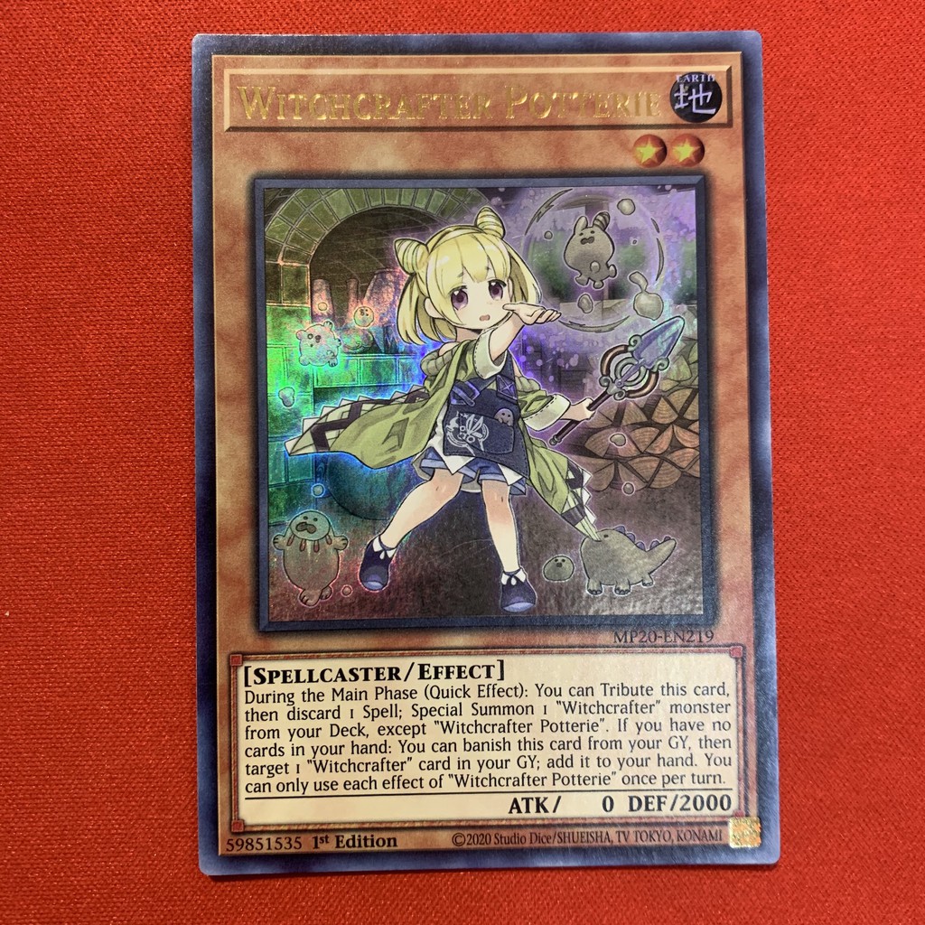 [EN][Thẻ Bài Yugioh Chính Hãng] Witchcrafter Potterie