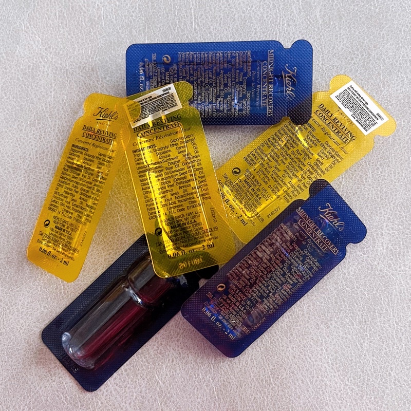 Vỉ Tinh Chất Tái Tạo Da KIEHL'S Daily - Midnight Recovery Concentrate 2ml