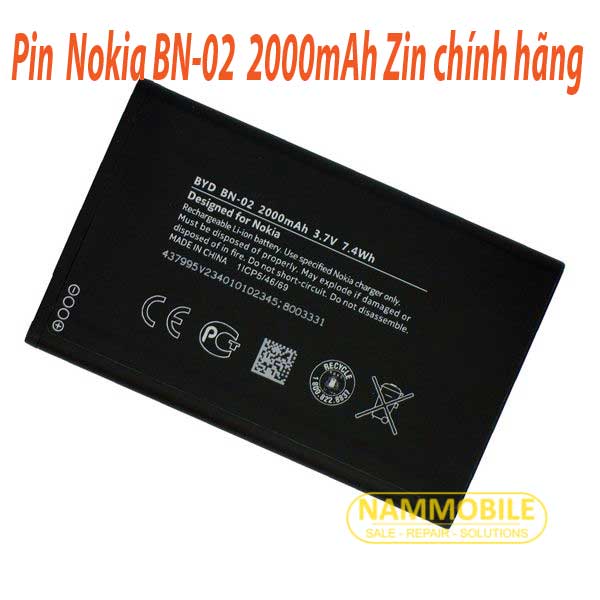 Pin Nokia XL BN-02 2000mAh Zin chính hãng