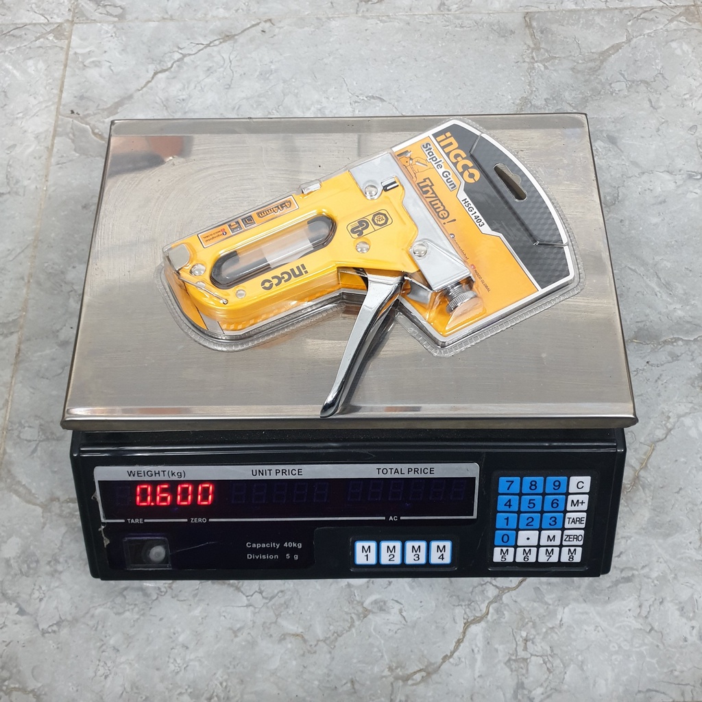4-14mm Máy, Kìm bấm kim INGCO HSG1403: Chuyên bấm kim ghim gỗ, thùng carton