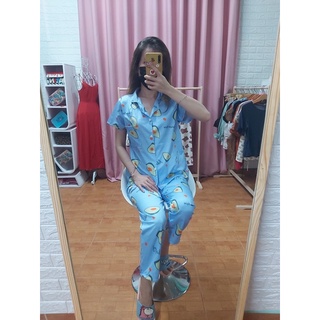 Bộ ngủ trái bơ siêu dễ thương