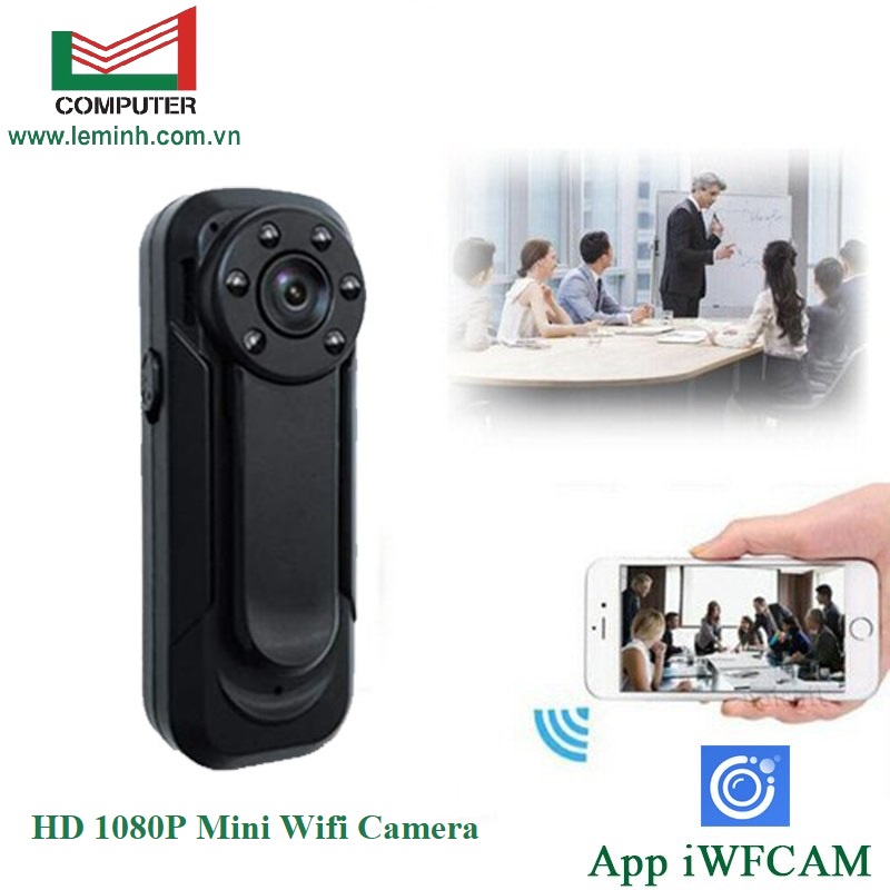 Camera mini Wifi BK01 FullHD 1080p giám sát, hồng ngoại quay ban đêm, siêu nhỏ không dây