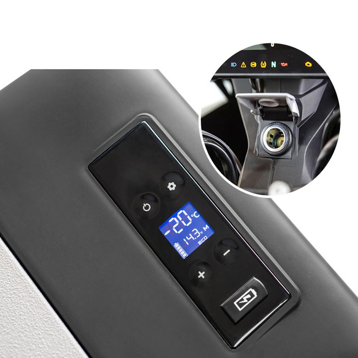 Tủ lạnh mini dùng trên xe ô tô và trong phòng cao cấp Alpicool DC25 dung tích 25 lít - Bảo hành 12 tháng