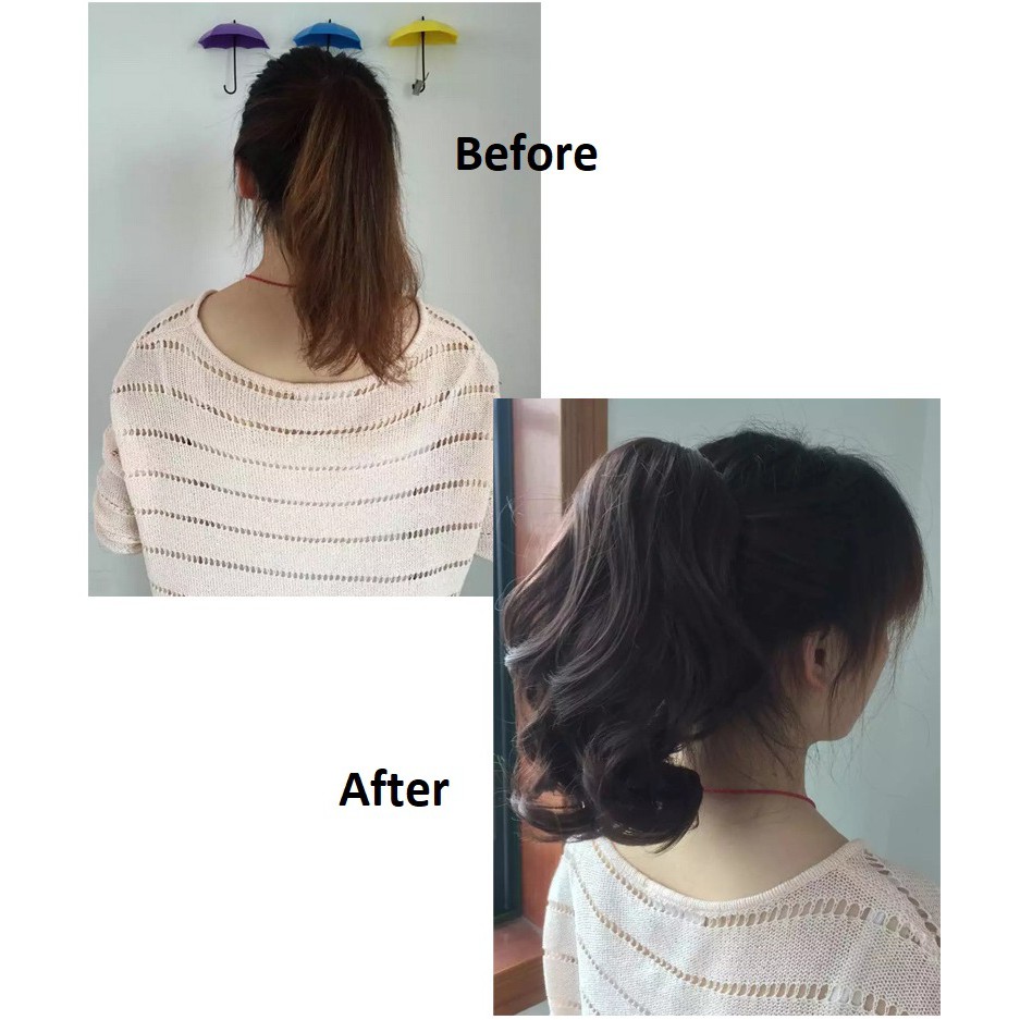 Tóc giả nữ ngoạm xoăn ngắn  ❤️FREESHIP❤️ 25cm