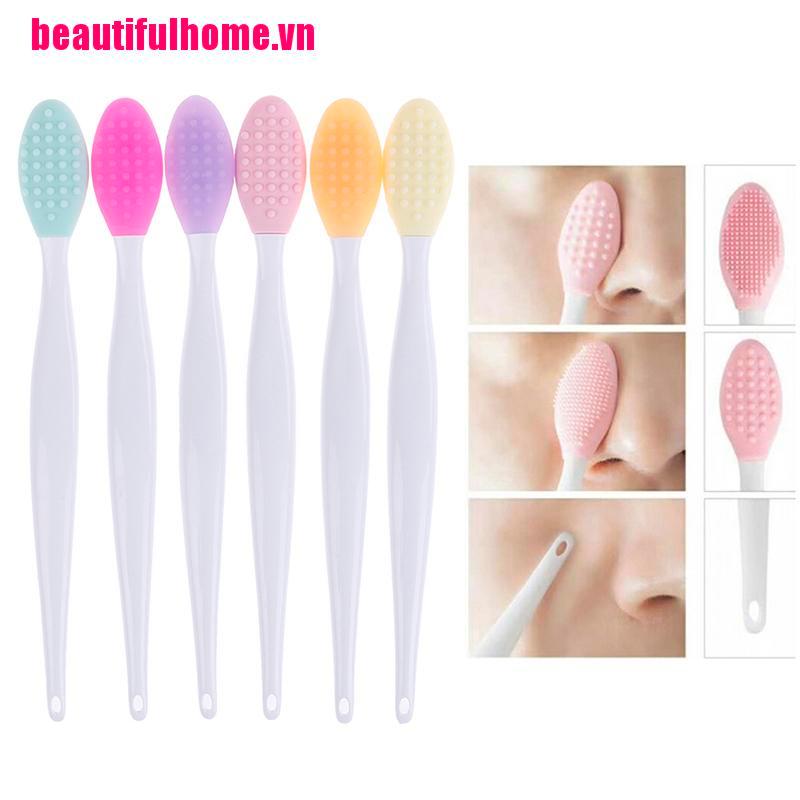 (Hàng Mới Về) Cọ silicone Làm Sạch Mụn Đầu Đen Và Lỗ Chân Lông