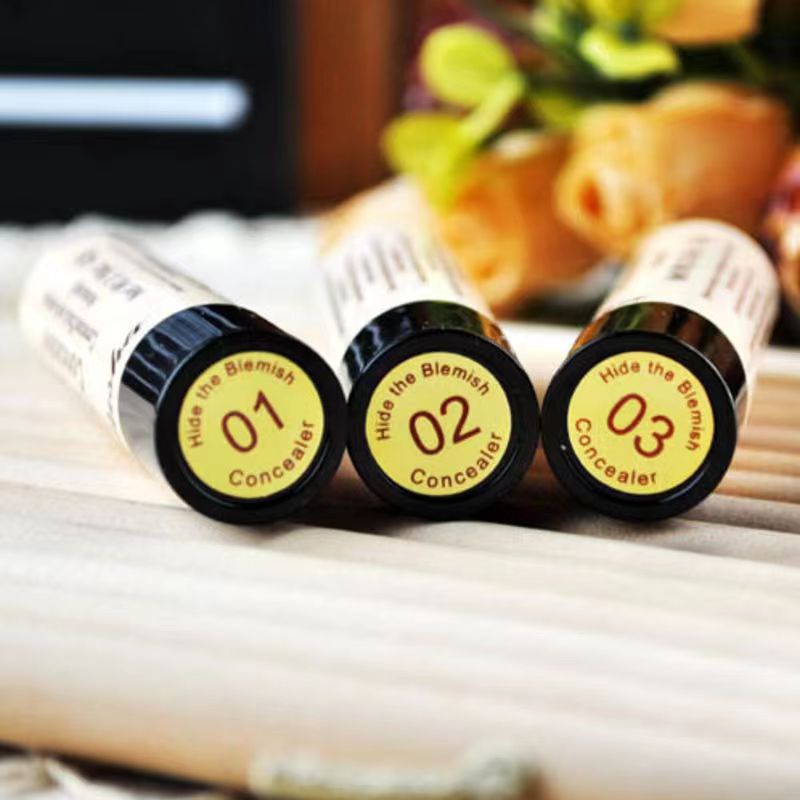 Kem Che Khuyết Điểm Tự Nhiên Dạng Thỏi, Che Phủ Quầng Thâm, Mụn, Không Thấm Nước Và Chống Mồ Hôi, Dễ Dàng Mang Theo