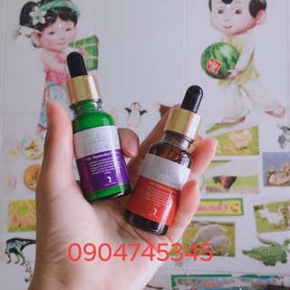 Combo tinh chất trẻ hóa da và Tinh chất trắng da vitamin c Ladamer