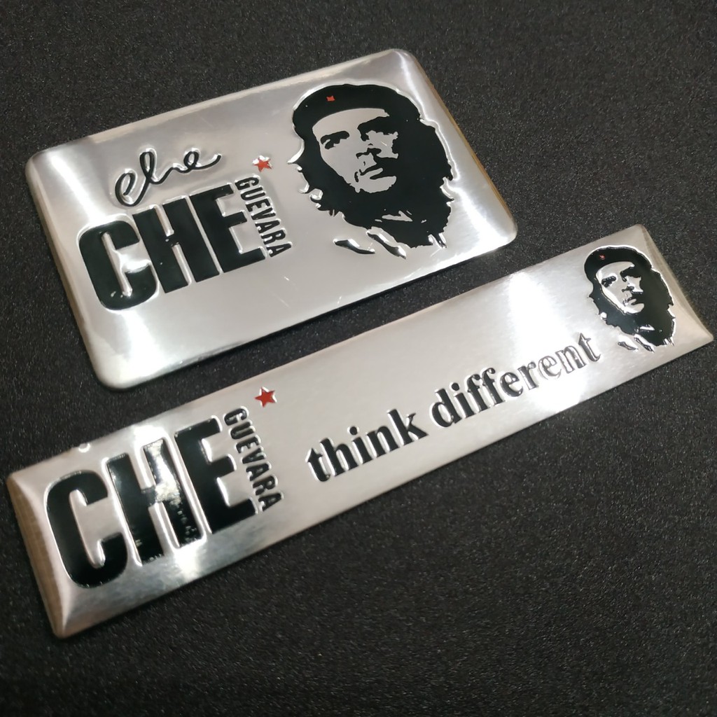 Tem Nhôm dán xe Punisher - Che guevara think different