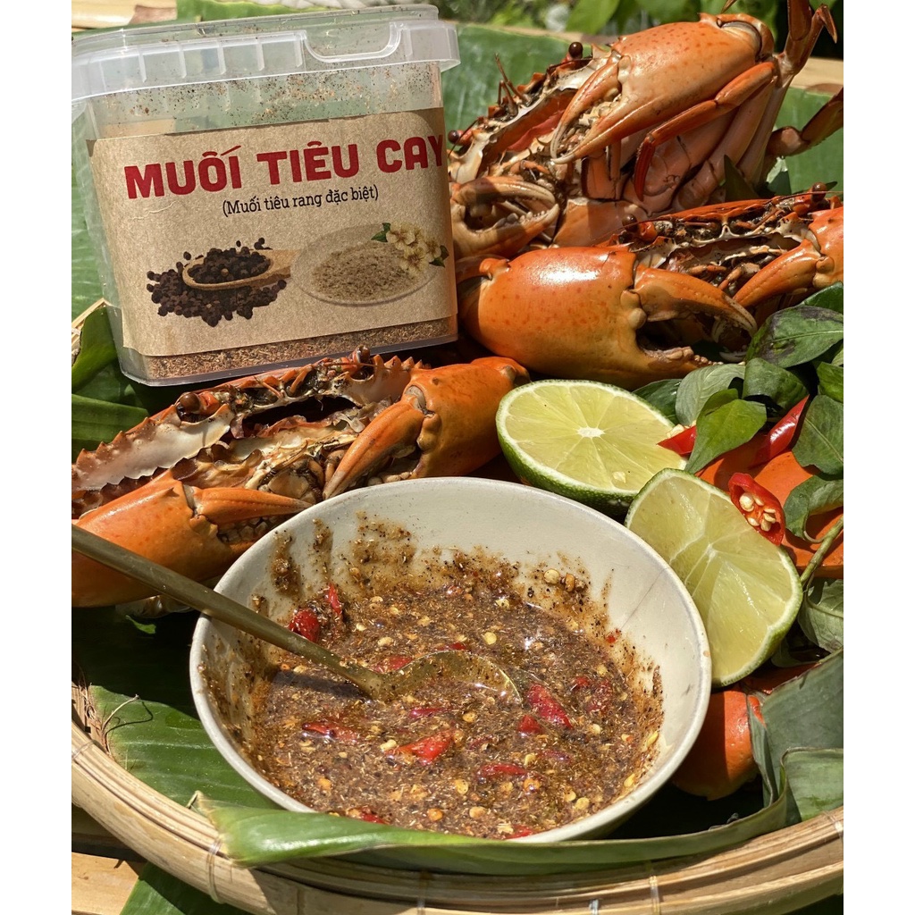 Muối tiêu cay ⚡ HÀNG LOẠI 1 ⚡ Muối tiêu cay đặc sản chuẩn Bình Phước siêu thơm ngon, vị cay nhẹ chấm hải sản, đồ nướng