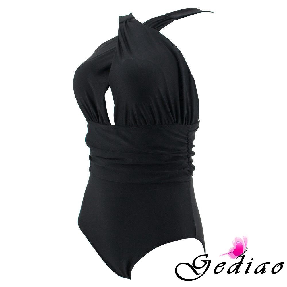 Bộ bikini liền thân cổ phối chéo quyến rũ cho nữ | BigBuy360 - bigbuy360.vn