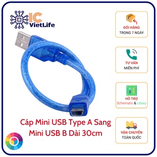 Cáp mini usb type a sang mini usb type b cáp nạp arduino nano