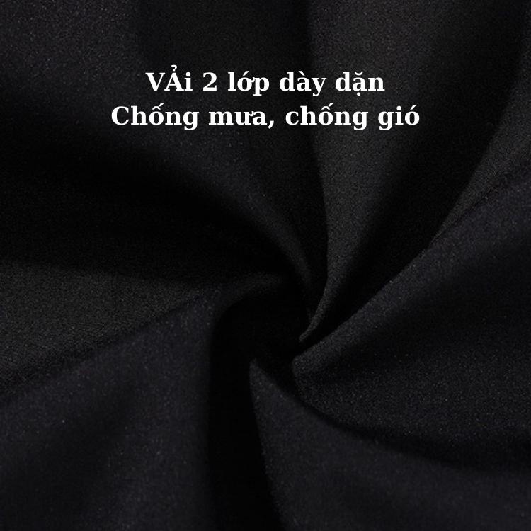 Áo khoác gió nam nữ cao cấp 2022 vải dù 2 lớp có mũ form rộng dày dặn chống gió, chống mưa-NCVCLOTHING