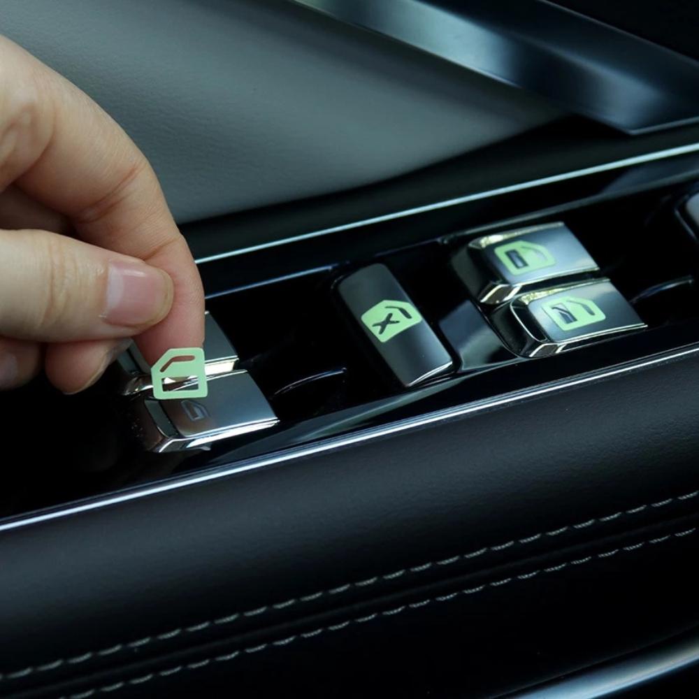 MYRONGVN Miếng Dán Nút Bấm Xe Hơi Ix25 I20 Santa Fe Ix35 Dạ Quang