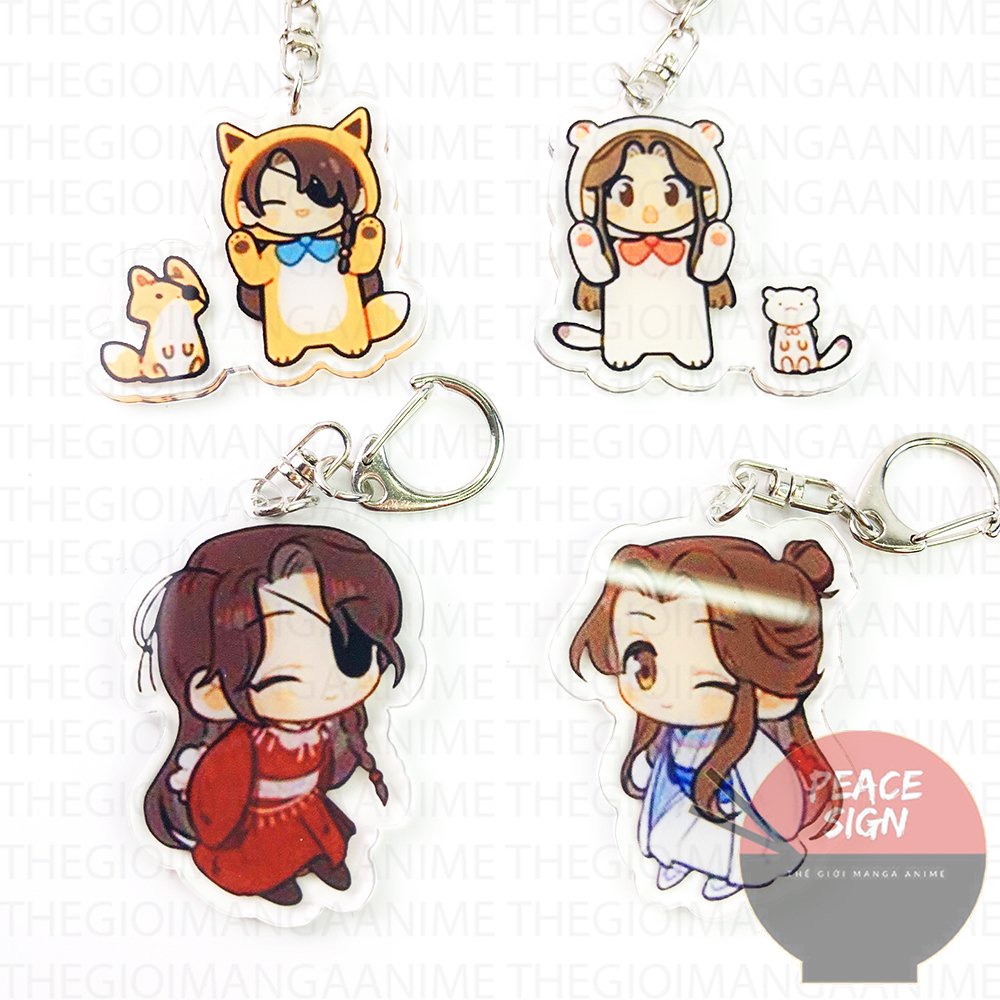 Móc khóa THIÊN QUAN TỨ PHÚC ver COSPLAY anime chibi xinh xắn dễ thương