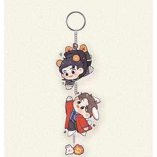 Móc khoá Sư tử Bo & Thỏ Zhan