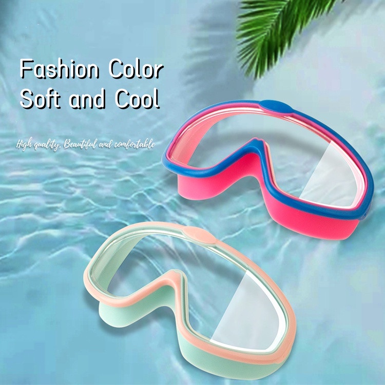 Set 5 kính bơi gọng lớn chống thấm nước/ sương mù chuyên nghiệp cho bé