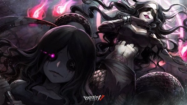 Poster game Identity V 3-5 tấm khổ a4 khác  nhau có đề can bóc dán