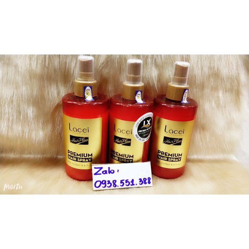 Sữa dưỡng giữ nếp tóc LACEI PREMIUM hair spray 250ml