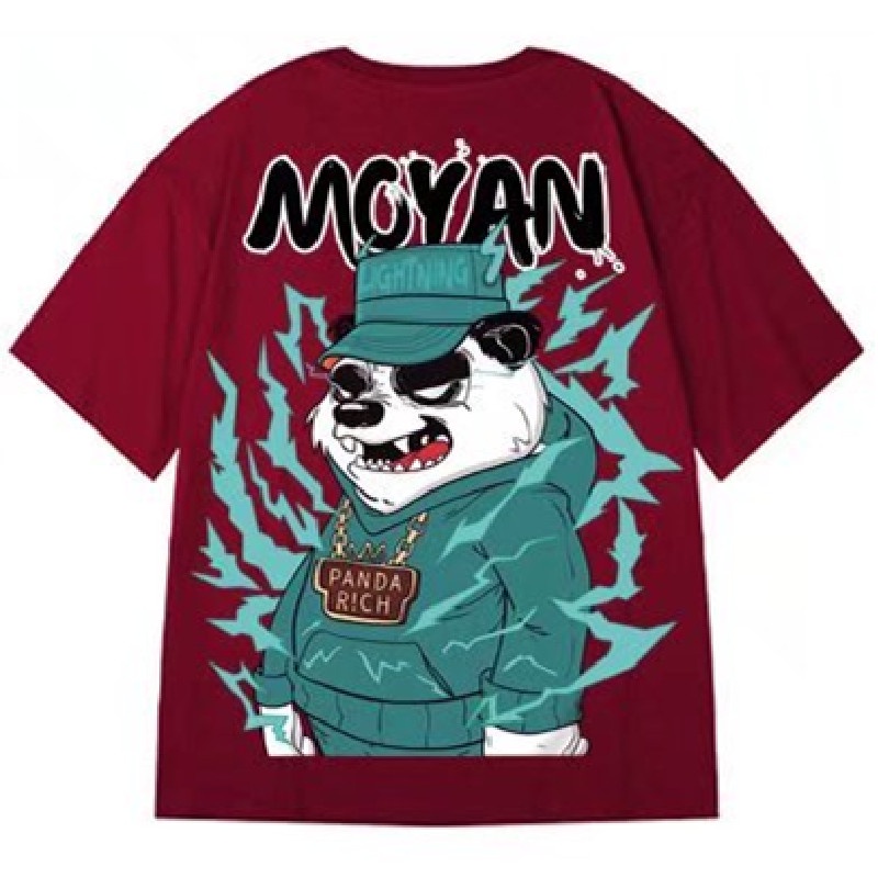 Áo Thun Tay Ngắn Cổ Tròn In Hình Hoạt Hình Dành Cho Nam Và Nữ size M-8XL