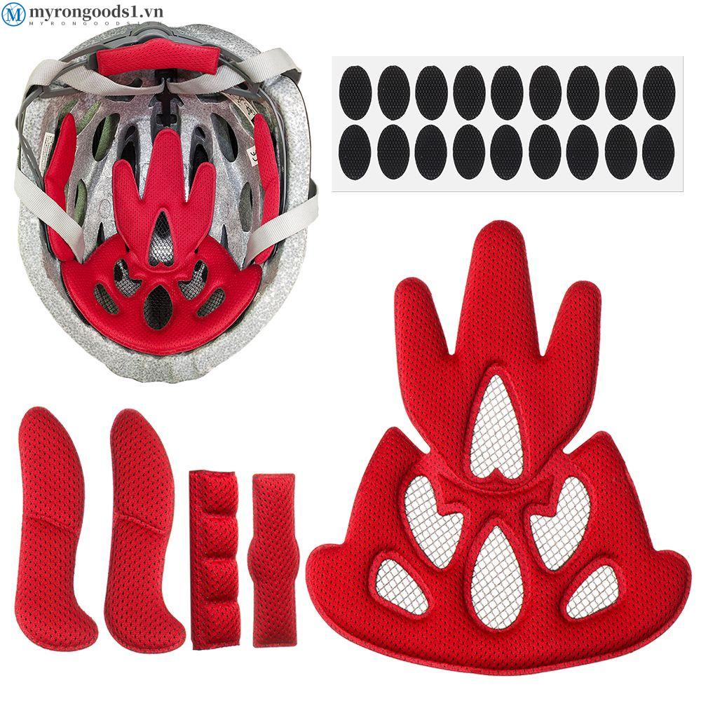 Set đệm xốp lót trong nón bảo hiểm bảo vệ chống bẩn thông dụng thay thế cho xe đạp/ xe máy