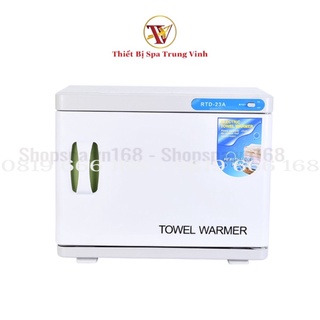 Tủ hấp khăn spa tiệt trùng 1 tầng 23a có đèn uv diệt khuẩn