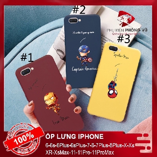 Ốp lưng Iphone 6 6s 6 Plus 6s Plus 7 8 7 Plus 8 Plus X XS XR XsMax 11 11 Pro 11 Pro Max 💘PT-100💘