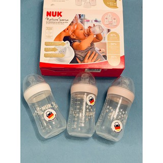 Bình sữa nuk nature sense nhựa pp 150ml, 260ml, 300ml