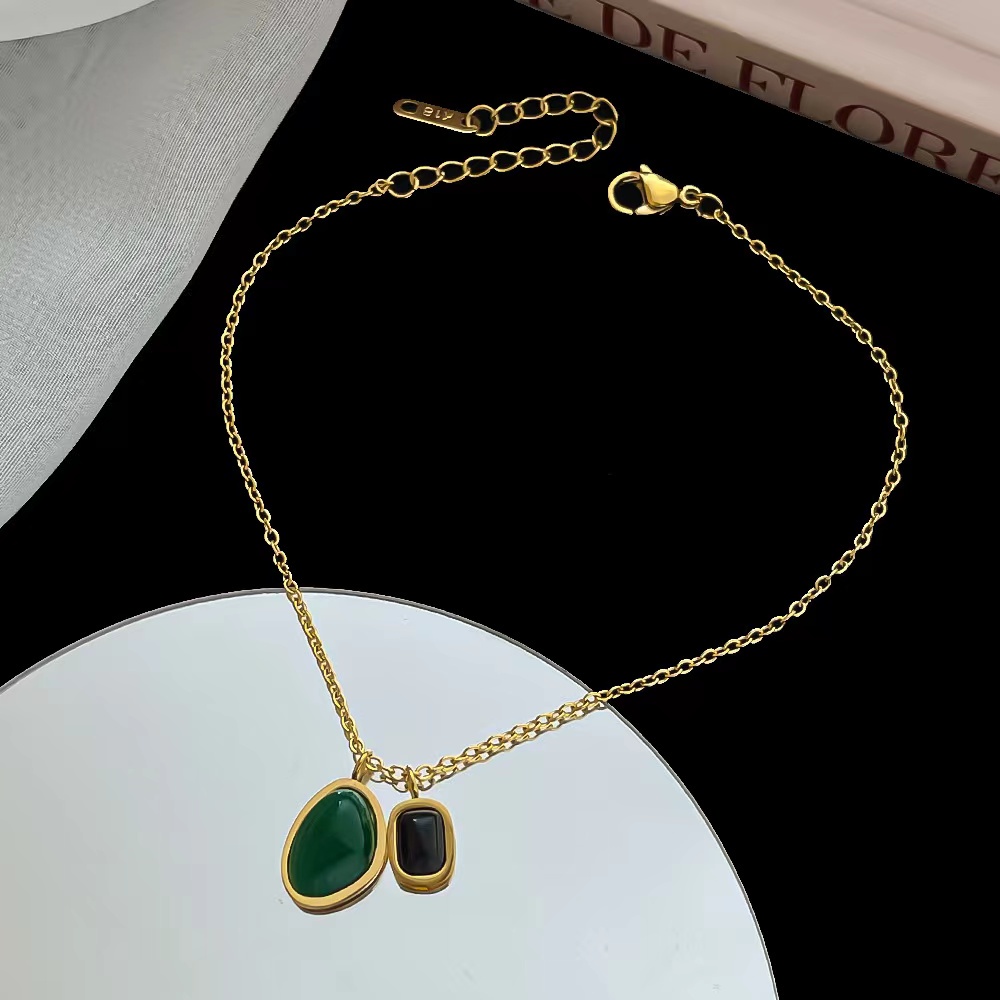 Lắc Chân Mạ Vàng 18K Thiết Kế Đơn Giản Thời Trang Mùa Hè Mới Cho Nữ