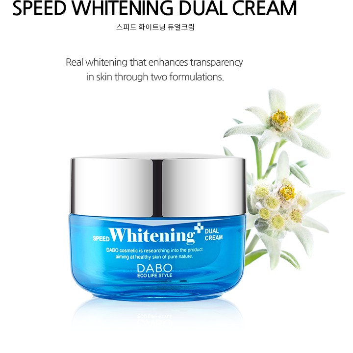 Kem chống Nám trắng da Cao Cấp - DABO Speed Whitening Dual Cream