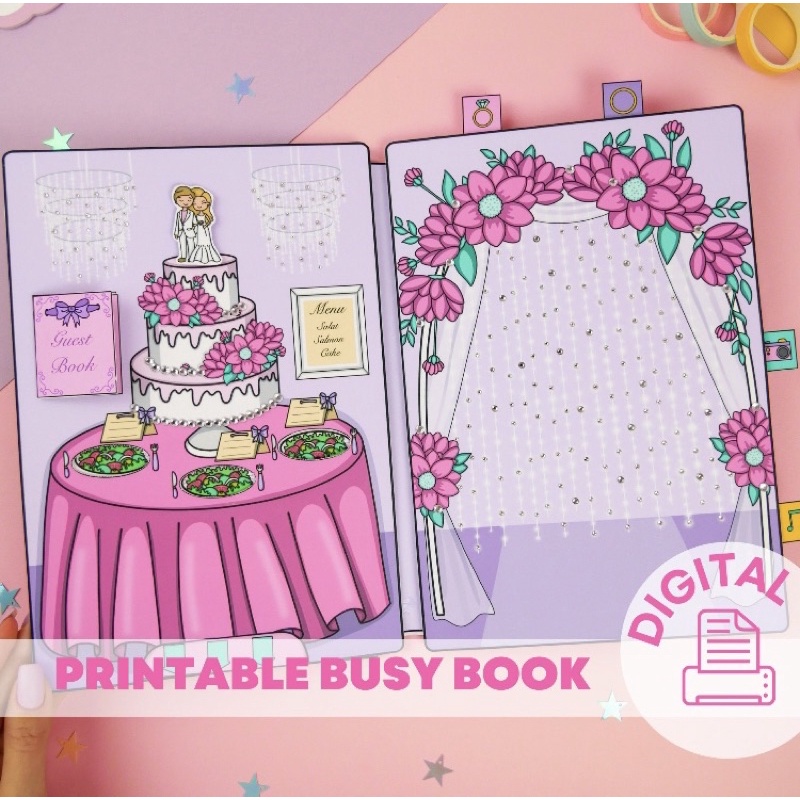 BÚP BÊ GIẤY BỘ SƯU TẬP NGÀY CƯỚI