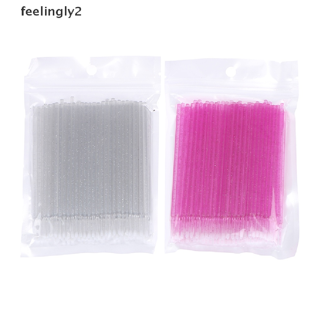 [Hàng mới về] Set 100 tăm bông chuốt lông mi trang điểm tiện dụng chất lượng cao