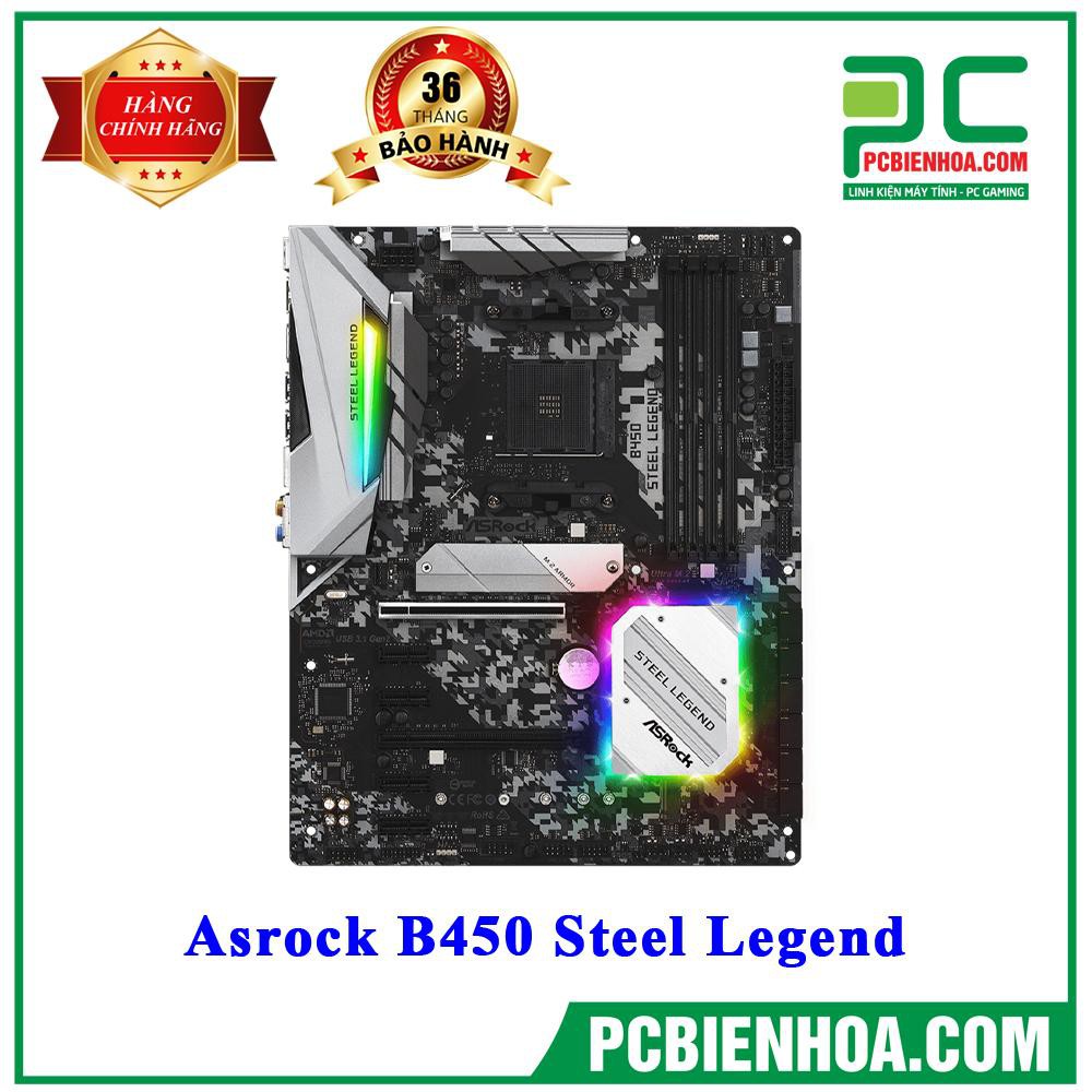 [Mã ELMSHX03 hoàn 6% xu đơn 2TR] BO MẠCH CHỦ ASROCK B450 STEEL LEGEND CHÍNH HÃNG | BigBuy360 - bigbuy360.vn