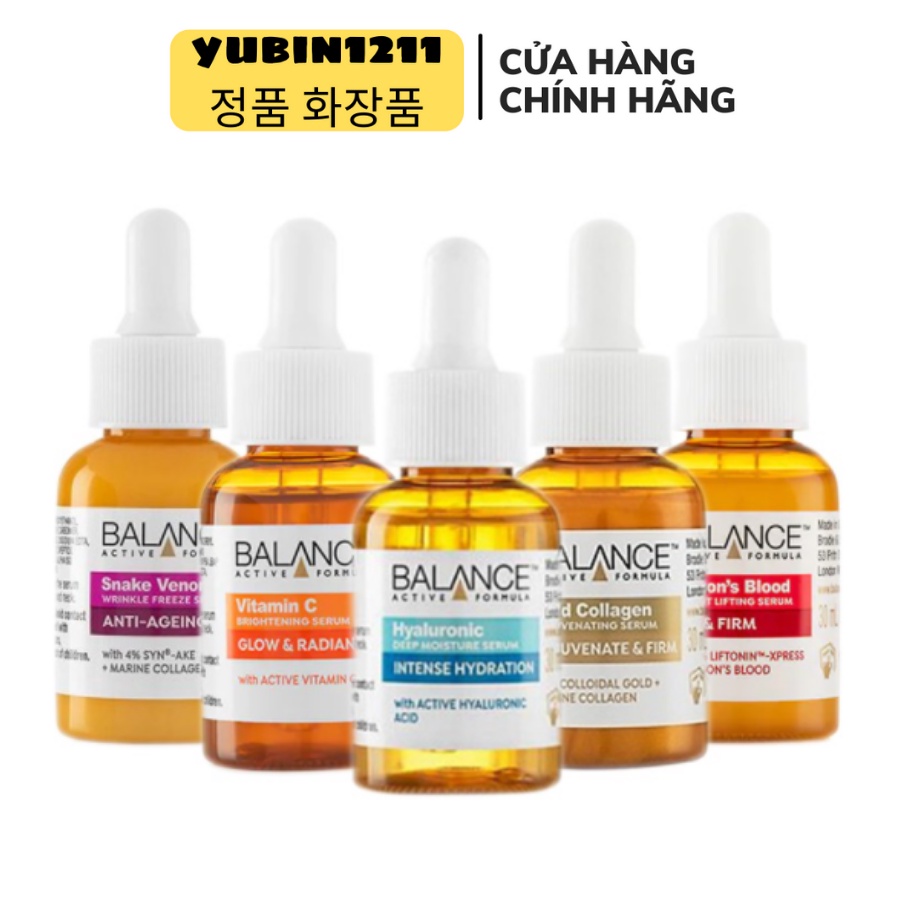 Tinh Chất Dưỡng Trắng Da Balance Active Formula Vitamin C Brightening Serum 30ml