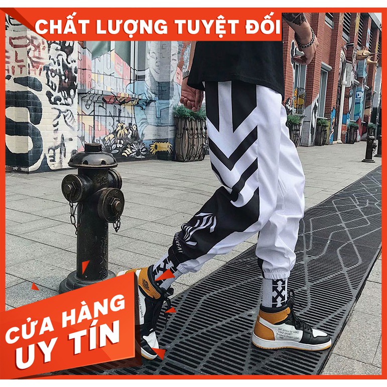 [HÀNG HOT] QUẦN JOGGER GIÓ DÙ MŨI TÊN Streetwear